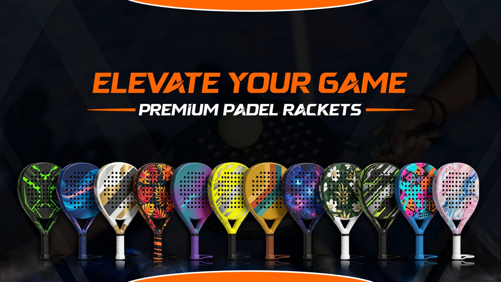 Hydra Paddle banner showcasing built for champions OEM private label sports equipment