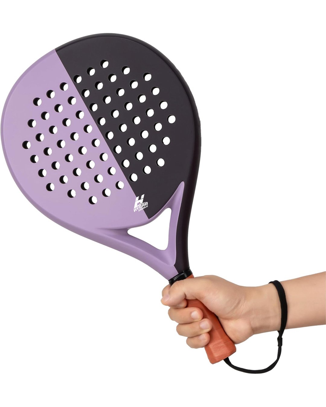 Hydra Padel racket HP-11002 with non-slip cushioned grip for clutch control